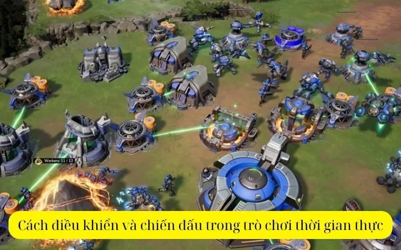 Cách điều khiển và chiến đấu trong trò chơi thời gian thực