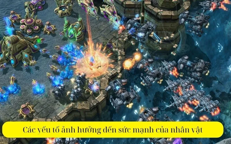 Các yếu tố ảnh hưởng đến sức mạnh của nhân vật