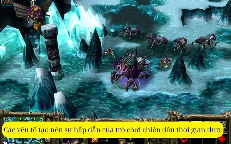 Các yếu tố tạo nên sự hấp dẫn của trò chơi chiến đấu thời gian thực