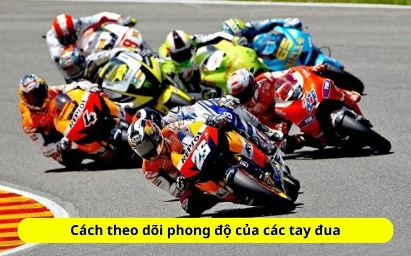 Cách theo dõi phong độ của các tay đua