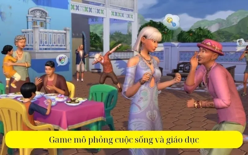 Game mô phỏng cuộc sống và giáo dục
