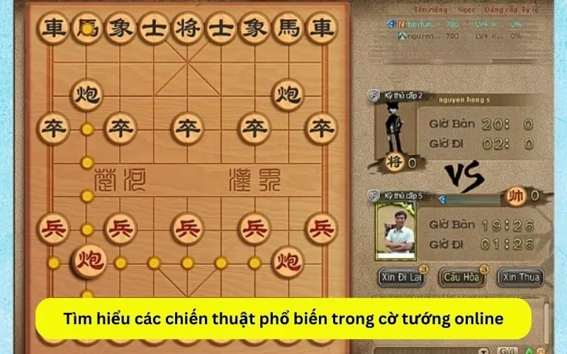 Tìm hiểu các chiến thuật phổ biến trong cờ tướng online