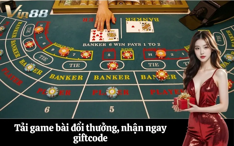 Tải game bài đổi thưởng, nhận ngay giftcode