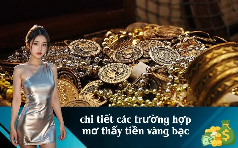 chi tiết các trường hợp mơ thấy tiền vàng bạc